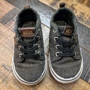 Toddler Vans, gray slip-on